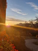 Sonnenaufgang vom Balkon