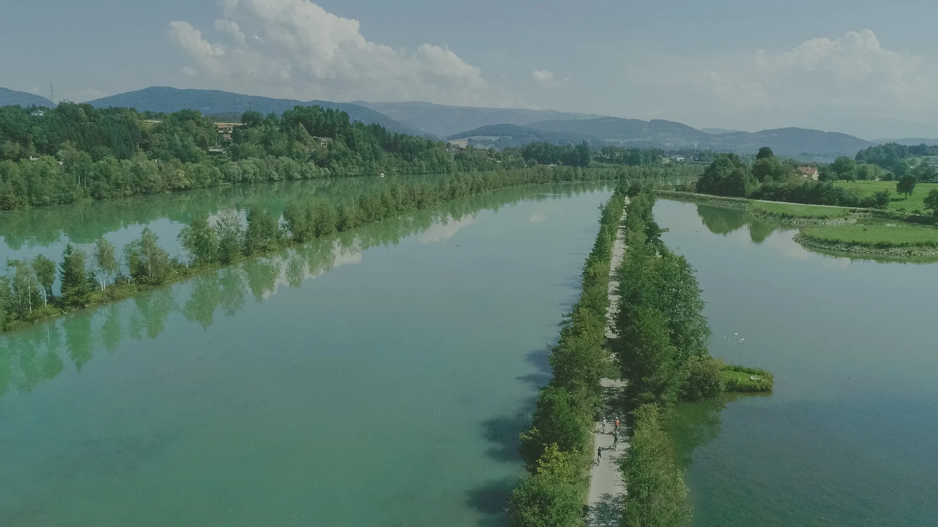Drauradweg im Jauntal in Südkärnten