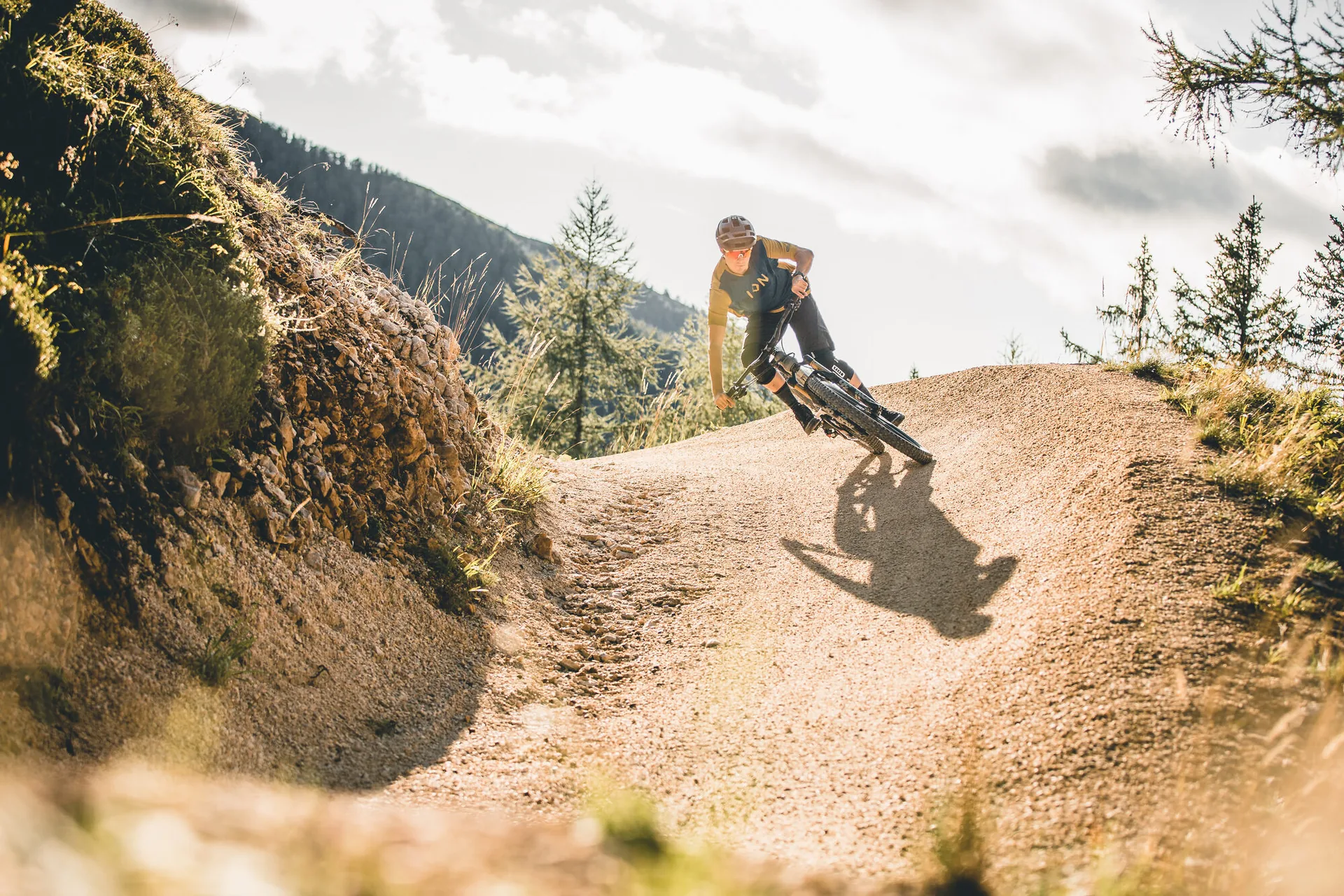 Trails und Aussicht auf der Petzen