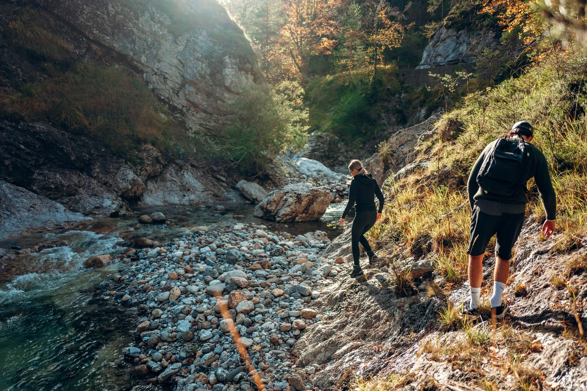 Herbstwanderung durch die Trögerner Klamm